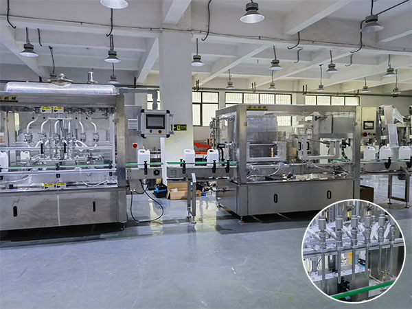 小型喷涂液体灌装流水线